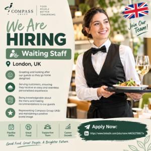 Waiting Staff Requried in London