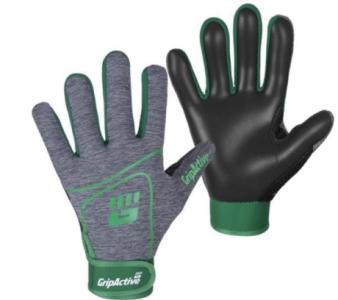 Green and Grey Gaelic Gloves