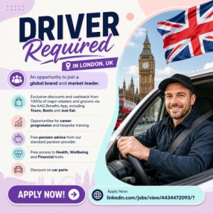 Driver Required in London