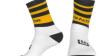 Black and Yellow Football Mid Leg Socks