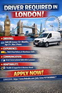 Driver Required in London