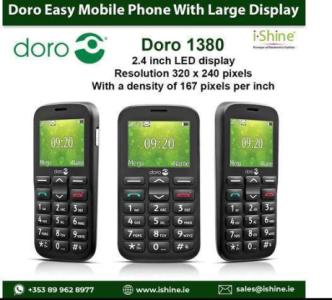 Buy Bulk Doro 1380 Easy Mobile Phone With Large Display in Ireland