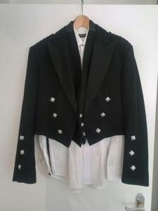 Men's Black Prince Charlie Kilt Jacket