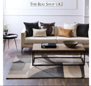 Bodega Stone Handtufted wool Rug by Harlequin