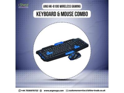 Buy Bulk ANG HK-8100 Wireless Gaming Keyboard & Mouse Combo in UK
