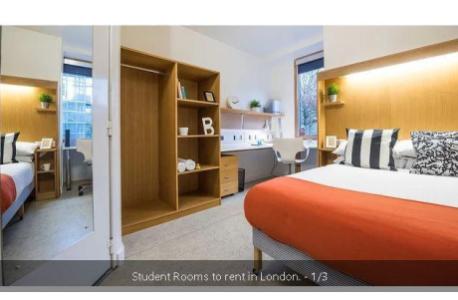 Student Rooms to rent in London.