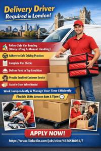 Delivery Driver Required in London