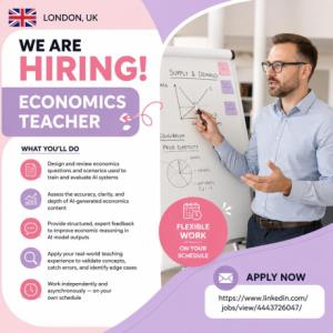 Economics Teacher Required in London