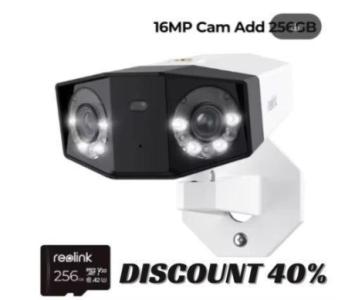 Unmatched Home Security: Reolink 4K UHD Dual-Lens Security Camera 16MP Duo 3 Series PoE IP Camera