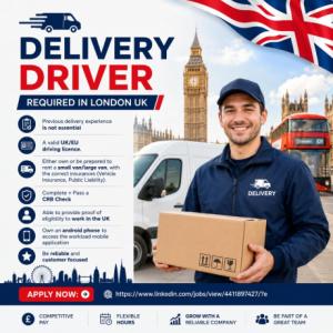 Delivery Driver Required in London