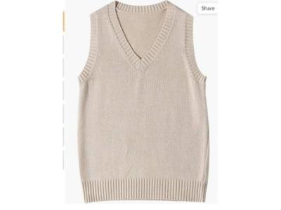 VERYCO Women's Vest Jumper Sweater Plain Sleeveless 0916