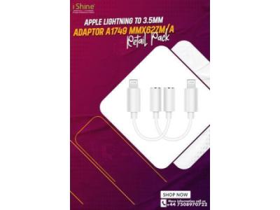 Buy Bulk Apple Lightning to 3.5mm Adapter A1749 MMX627/A Retail Pack in UK