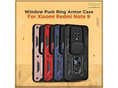 Buy Bulk Window Push Ring Armor Case For Xiaomi Redmi Note 9 in Ireland