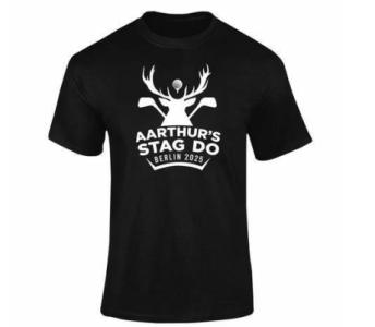 Personalised Golf#2 Stag T-Shirt
