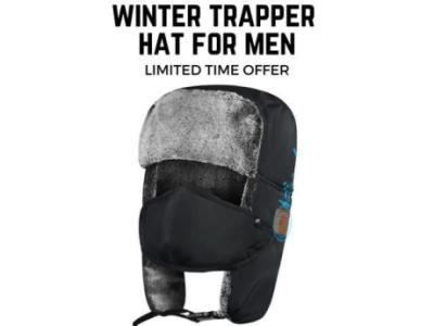 WINTER TRAPPER HAT FOR MEN FOR - GET IT NOW!????
