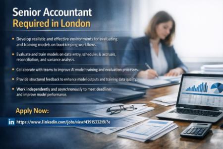 Senior Accountant Required in London