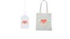 A two cute angels with heart, gifts tag & bag, birthday gift/gift for friend