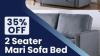 2 Seater Mari Sofa Bed - Upto 35% OFF