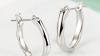 925 Sterling Silver Huggie Hinge Hoop Earrings Women Girls Jewellery Gift UK