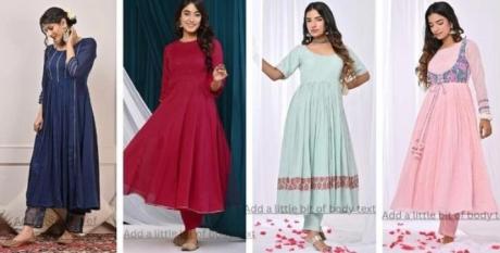 Shop the latest designer cotton kurtas for women Online from JOVI Fashion