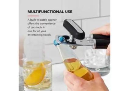 KitchenAid Classic Multifunction Can Opener and Bottle Opener Easy to Use