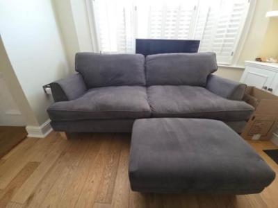 Grey Three Seater Sofa