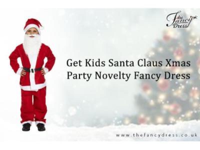 Get Kids Santa Claus Xmas Party Novelty Fancy Dress