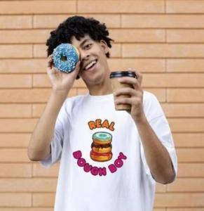 Funny Donut Lover Real Dough Boy T-Shirt