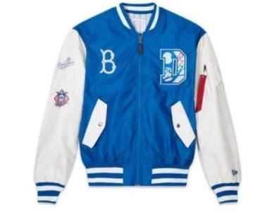 Jorde Calf Men’s Baseball Brooklyn Dodgers Varsity Jacket
