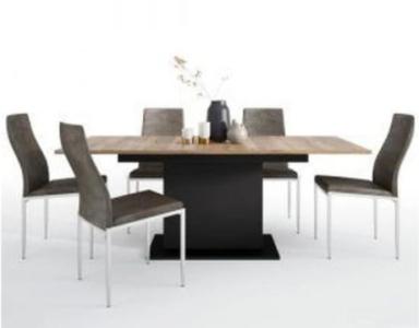 Transform your dining area into a haven of sophistication with our stunning marble table and chairs.